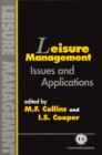 Image for Leisure Management : Issues and Applications