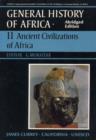 Image for General History of Africa volume 2 [pbk abridged] : Ancient Civilizations of Africa