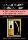 Image for UNESCO general history of AfricaVol. 5: Africa from the sixteenth to the eighteenth century
