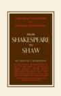 Image for Great Tradition in English Literature from Shakespeare to Shaw