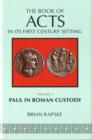 Image for Book of Acts and Paul in Roman Custody