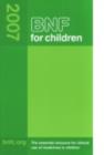 Image for BNF for children 2007  : the essential resource for clinical use of medicines in children