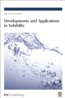 Image for Developments and Applications in Solubility