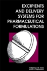 Image for Excipients and Delivery Systems for Pharmaceutical Formulations