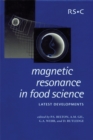 Image for Magnetic resonance in food science  : latest developments