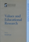 Image for Values and educational research
