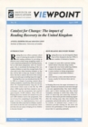 Image for Catalyst for change  : the impact of reading recovery in the United Kingdom