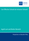 Image for Can Effective Schools be Inclusive Schools?