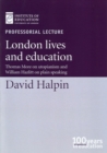 Image for London lives and education