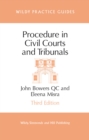 Image for Procedure in Civil Courts and Tribunals