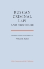 Image for Russian Criminal Law and Procedure