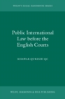 Image for Public International Law before the English Courts
