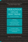 Image for Ukrainian Legal Doctrine Volume 3: Private Law Doctrine of Ukraine