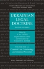 Image for Ukrainian Legal Doctrine - Volume 5 (1): Criminal Law, Criminology, and Criminal Procedure