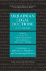 Image for Ukrainian legal doctrineVolume 5: Judicial law, penal law, and forensic legal sciences