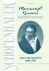 Image for Schopenhauer: Manuscript Remains (V1)