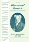 Image for Schopenhauer: Manuscript Remains (V3) : Berlin Manuscripts (1818-183)