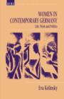 Image for Women in Contemporary Germany