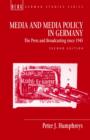 Image for Media and Media Policy in Germany : The Press and Broadcasting since 1945