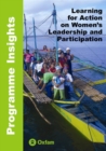 Image for Learning for Action on Women&#39;s Leadership and Participation