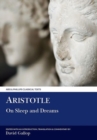 Image for Aristotle: On Sleep and Dreams