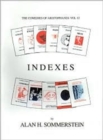 Image for Aristophanes  : index to the plays