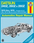 Image for Datsun 240Z (1970-1973), 260Z (1974-1975) &amp; 280Z (1976-1978) Haynes Repair Manual (USA)