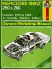 Image for Mercedes-Benz 250 and 280 123 Series 1976-84 Owner&#39;s Workshop Manual