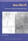 Image for Amara West III : The Scenes and Texts of the Ramesside Temple