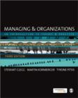 Image for Managing and organizations  : an introduction to theory and practice