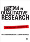 Image for Ethics in qualitative research  : controversies and contexts