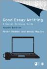Image for Good essay writing  : a social sciences guide