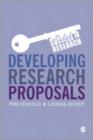 Image for Developing research proposals