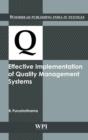 Image for Effective Implementation of Quality Management Systems