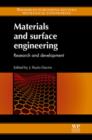 Image for Materials and surface engineering: research and development
