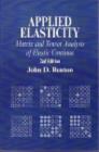Image for Applied elasticity: matrix and tensor analysis of elastic continua