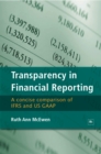Image for Transparency in financial reporting: a concise comparison of IFRS and US GAAP