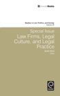 Image for Special Issue: Law Firms, Legal Culture and Legal Practice