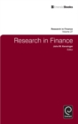Image for Research in financeVolume 27