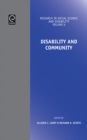 Image for Disability and Community