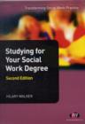Image for Studying for your Social Work Degree