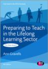 Image for Preparing to Teach in the Lifelong Learning Sector