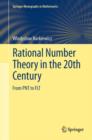 Image for Rational Number Theory in the 20th Century