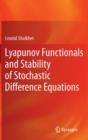 Image for Lyapunov functionals and stability of stochastic difference equations
