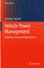 Image for Vehicle power management  : modeling, control and optimization