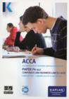 Image for ACCA Paper F4 Global, corporate and business law  : complete text