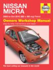 Image for Nissan Micra Service and Repair Manual