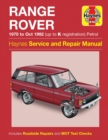 Image for Range Rover V8 petrol owners workshop manual  : 70-92