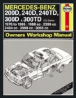 Image for Mercedes Benz 123 series service and repair manual