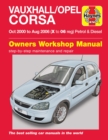 Image for Vauxhall/Opel Corsa Petrol &amp; Diesel (Oct 00 - Aug 06) Haynes Repair Manual